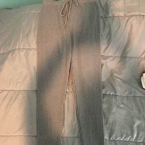 High-Waisted Gray Lounge Leggings